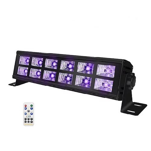 ESTRADA PRO LED UV623 DMX IR Ультрафиолетовый светильник заливающего света 12х3 Вт., UV