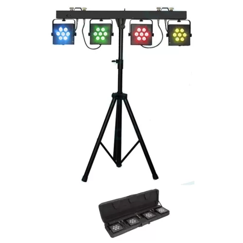 Euro DJ LED PAR SET - 2 Световой комплект на стойке