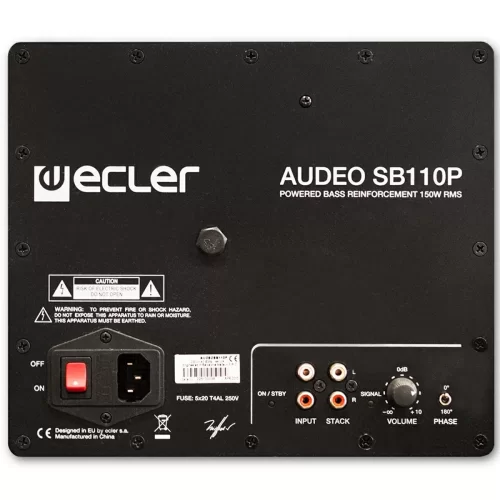 Ecler AUDEOSB110P Активный сабвуфер, 150 Вт., 10"