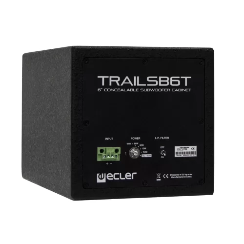 Ecler TRAILSB6TBK Запотолочный сабвуфер, 7,5/15/30/60 Вт. - 100В/ 8 Ом, 6,5"