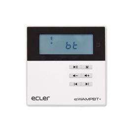 Ecler eWAMPBT+ Усилитель настенный, 2х10 Вт – 8 Ом, FM, MP3, Bluetooth