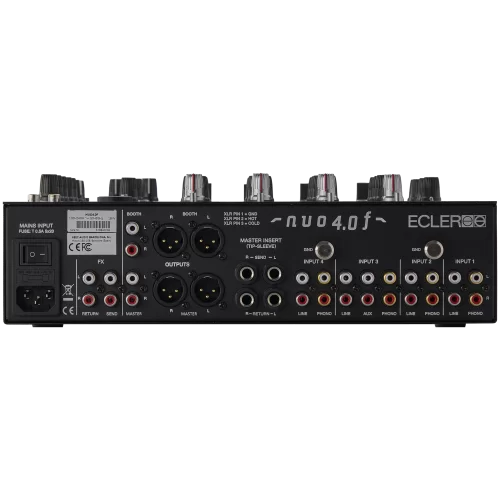 Ecler NUO 4.0F Black 4-канальный DJ-микшер