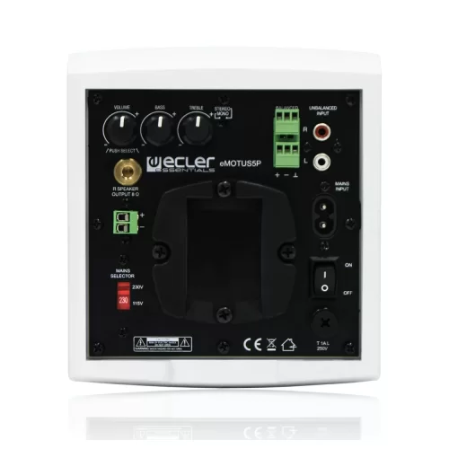 Ecler eMOTUS5PBK Пара настенных АС, 50 Вт., 5", Bluetooth