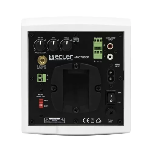 Ecler eMOTUS5PWH Пара настенных АС, 50 Вт., 5", Bluetooth