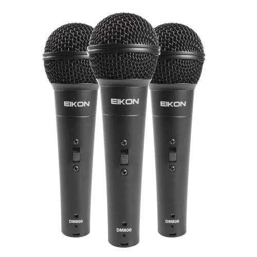 Eikon DM800KIT Комплект из 3-х вокальных динамических микрофонов