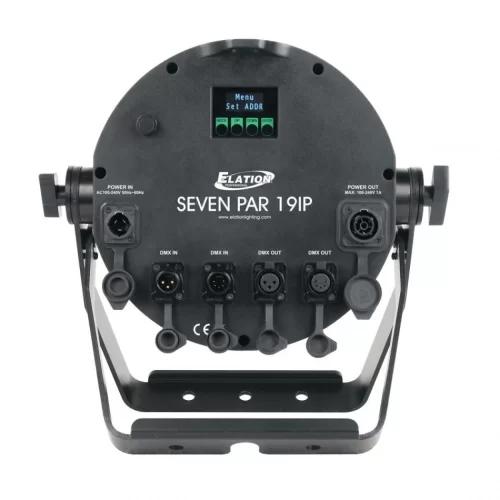 Elation Seven PAR 19IP Светодиодный прожектор, 19x25 Вт. RGBWA + Lime + UV, IP65