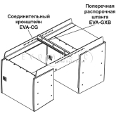 Electro-Voice EVA-CG2-BLK Рама для соединения сабвуферов и элементов EVA, цвет черный