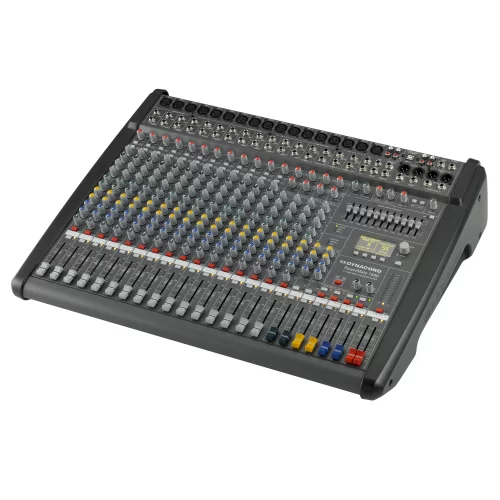 Dynacord Powermate 1600-3 Активный микшерный пульт, 20 каналов, FX, EQ, 2x1250 Вт., 4 Ом.
