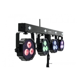 Eurolite LED KLS-170 Световой комплект, 4 прожектор, 3х9  Вт., RGB