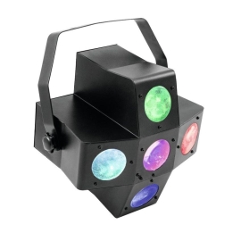 Eurolite LED PUS-7 Beam Effect Динамический эффект RGBW с ИК-пультом, 20 Вт.