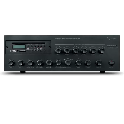 FBT MDS 6240 Трансляционный микшер-усилитель, 240 Вт., MP3, FM, 6 зон