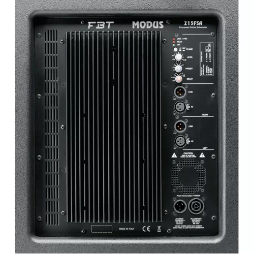 FBT Modus 215 FSA Активный сабвуфер, 1200 Вт., 2x15"