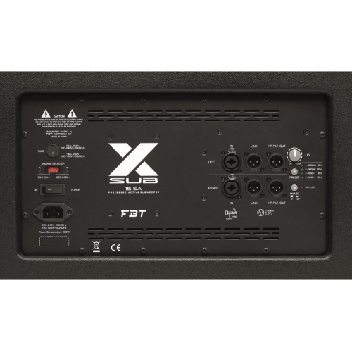 FBT X-Sub 15SA Активный сабвуфер, 1200 Вт., 15 дюймов