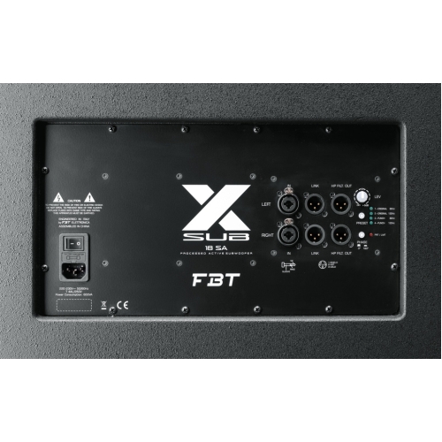 FBT X-Sub 18SA Активный сабвуфер, 1200 Вт., 18 дюймов