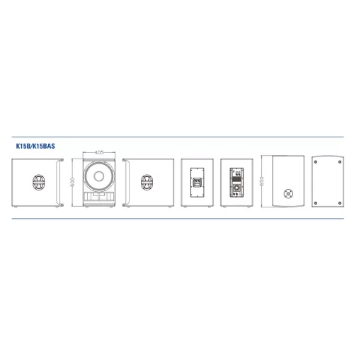 FDB Audio K15BAS Активный сабвуфер, 1350+450 Вт., 15"