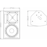 FDB Audio LH12II Пассивная АС, 300 Вт., 12"