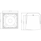 FDB Audio LT212T Пассивная АС, 300 Вт. - 8 Ом, 50/100/200 Вт. - 100 В, 12", IP56