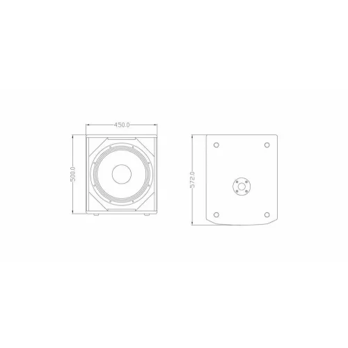 FDB Audio S115B Пассивный сабвуфер, 600 Вт., 15"