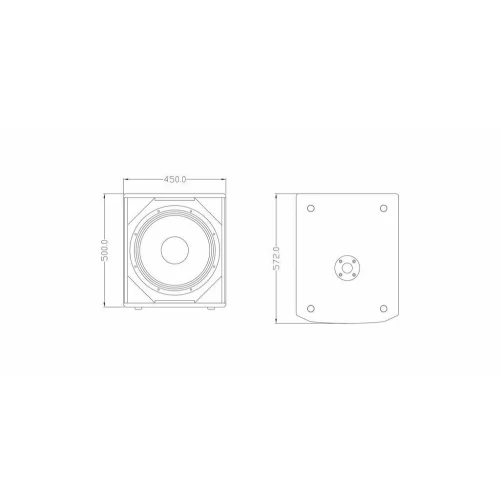 FDB Audio S115BA Активный сабвуфер, 1200 Вт., 15"