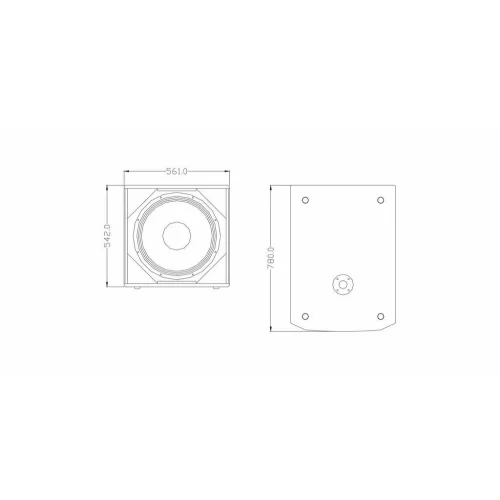 FDB Audio S118BA Активный сабвуфер, 1200 Вт., 18"