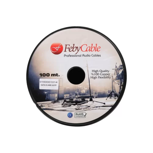 Feby Сable CAT6SFBK-100 Кабель цифровой CAT6SF/UTP