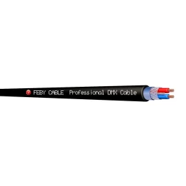 Feby Сable FC022BK-100 Кабель DMX, 2х0,22