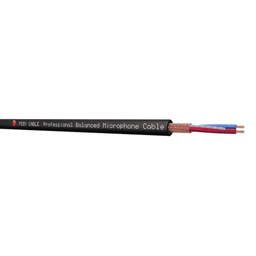 Feby Сable FC234BK-100 Кабель микрофонный, 2х0,34