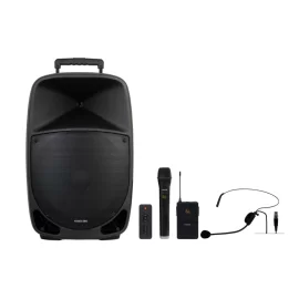 Fonestar MALIBU-315 Портативная АС, 250 Вт., 15", MP3, Bluetooth, радиомикрофоны