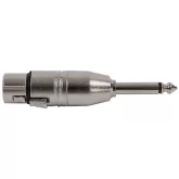 Force CFA-013 Переходник XLR(мама) - Jack 1/4"(папа) моно