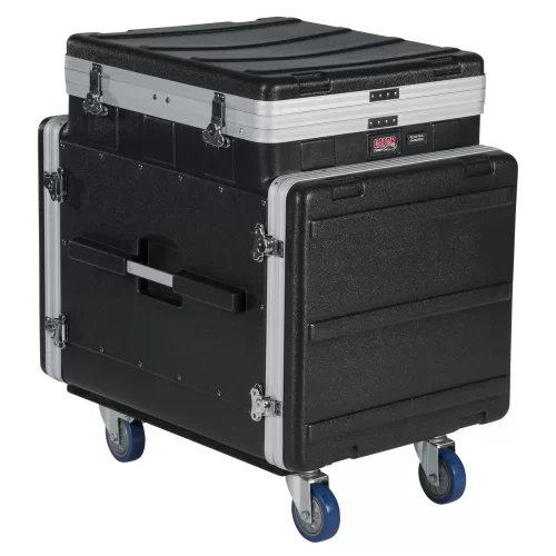 Gator GRC-12x10PU Рэковый кейс,пластик,черный,12U верх, 10U низ
