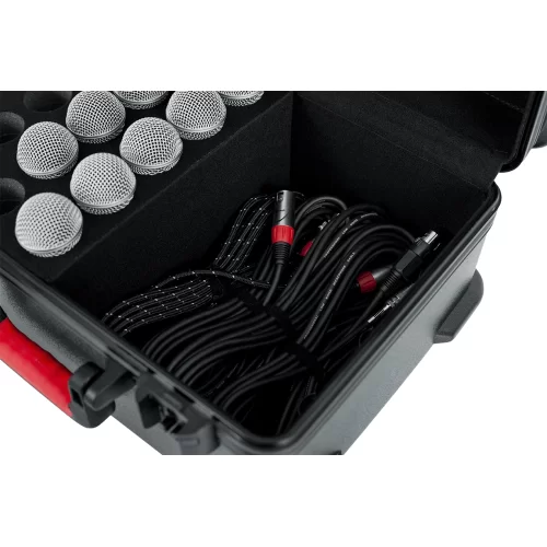 Gator GTSA-MIC15 Пластиковый кейс для 15 микрофонов