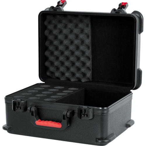 Gator GTSA-MIC15 Пластиковый кейс для 15 микрофонов