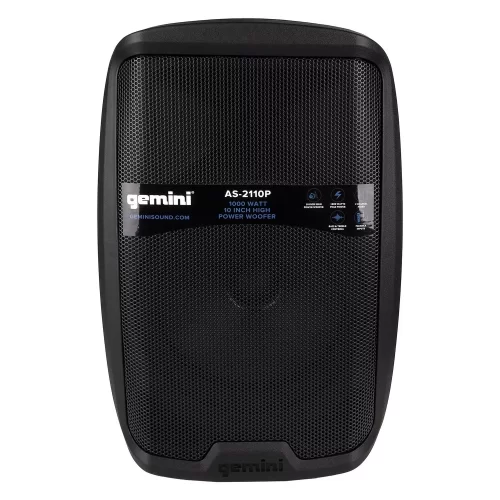 Gemini AS-2110P Активная АС, 400 Вт., 10"