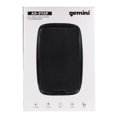 Gemini AS-2112P Активная АС, 800 Вт., 12"