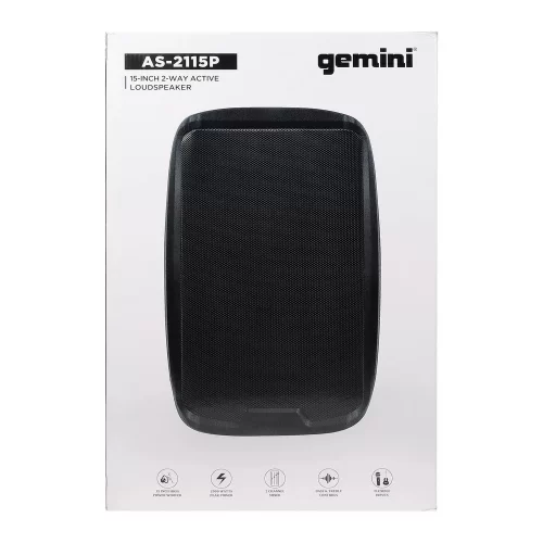 Gemini AS-2115P Активная АС, 1000 Вт., 15"
