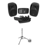 Gemini ES-210MXBLU-ST Звукоусилительный комплект, 600 Вт., MP3, Bluetooth