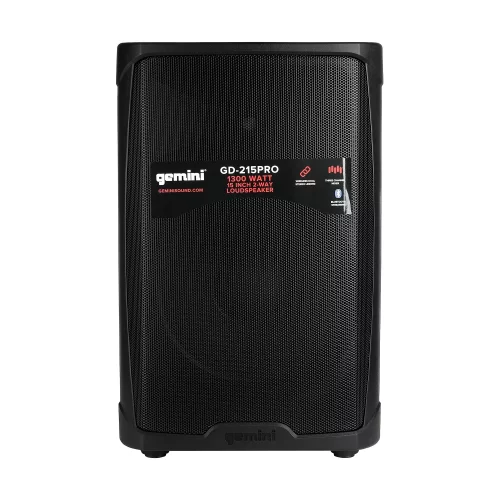 Gemini GD-215PRO Активная АС, 600 Вт., 15"