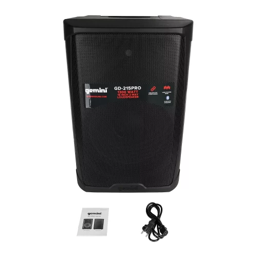 Gemini GD-215PRO Активная АС, 600 Вт., 15"
