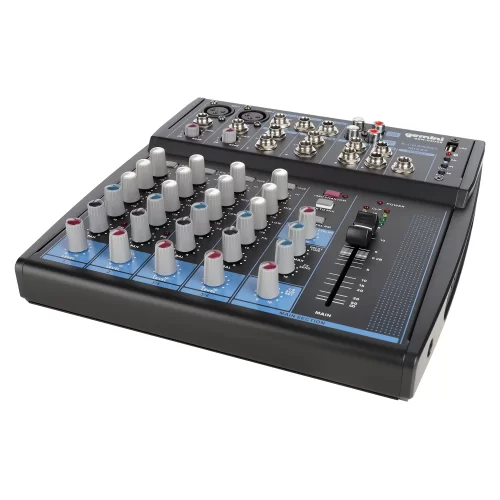 Gemini GEM-08USB 8-канальный микшер, MP3, Bluetooth