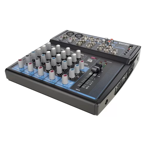Gemini GEM-08USB 8-канальный микшер, MP3, Bluetooth