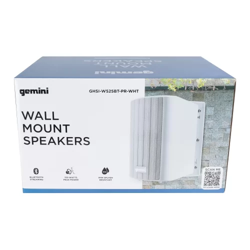Gemini GHSI-W525BT-PR-WHT Настенные АС, 150 Вт., 5", пара