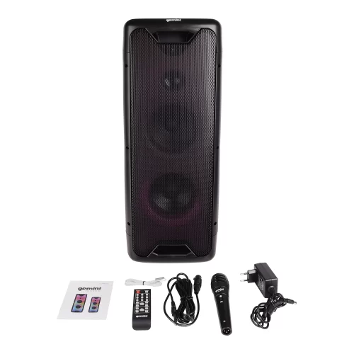Gemini GLS-550 Портативная АС, 80 Вт., 2х6", MP3, Bluetooth