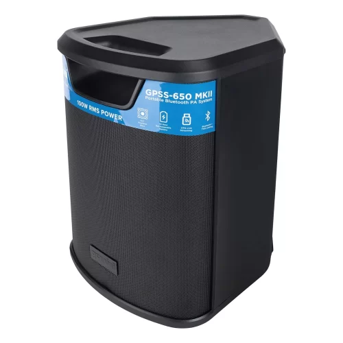 Gemini GPSS-650 MKII Портативная АС, 200 Вт., 6,5", Bluetooth