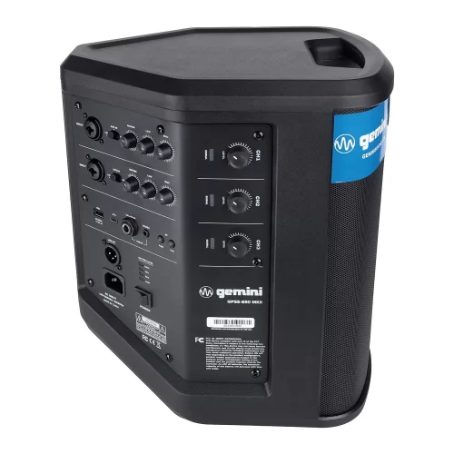 Gemini GPSS-650 MKII Портативная АС, 200 Вт., 6,5", Bluetooth