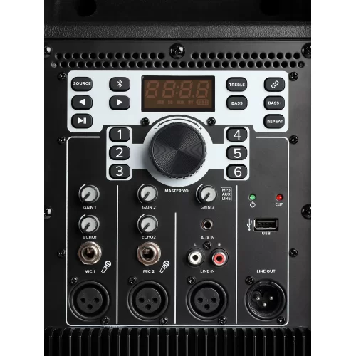 Gemini GSP-5500 Активная АС, 1100 Вт., 15", Bluetooth