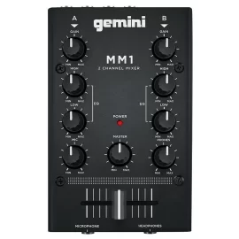 Gemini MM1 2-канальный DJ-микшер
