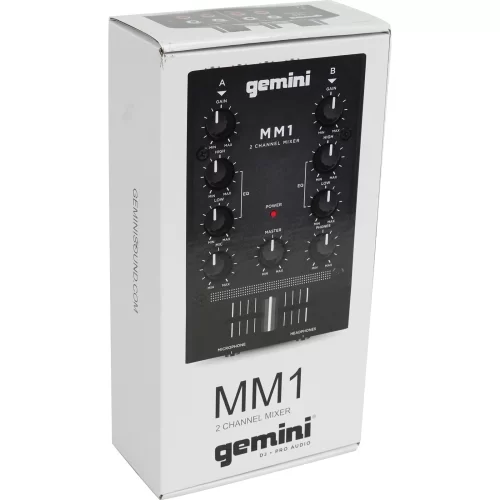 Gemini MM1 2-канальный DJ-микшер