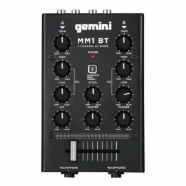 Gemini MM1BT 2-канальный DJ-микшер, Bluetooth