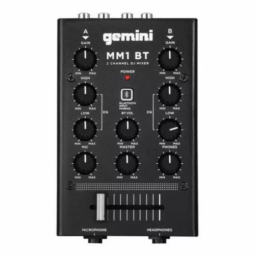 Gemini MM1BT 2-канальный DJ-микшер, Bluetooth