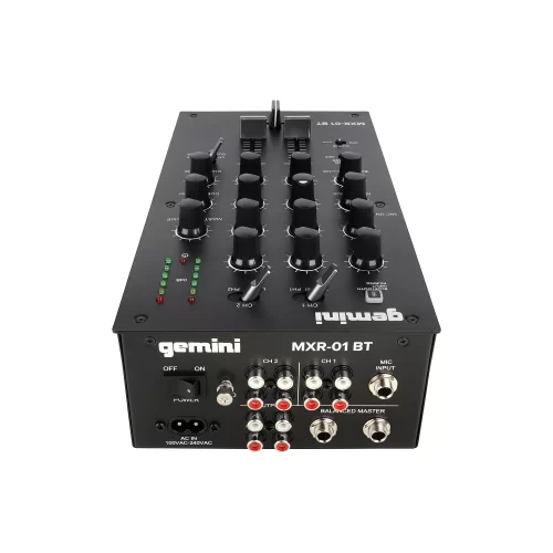 Gemini MXR-01BT 2-канальный DJ-микшер, Bluetooth